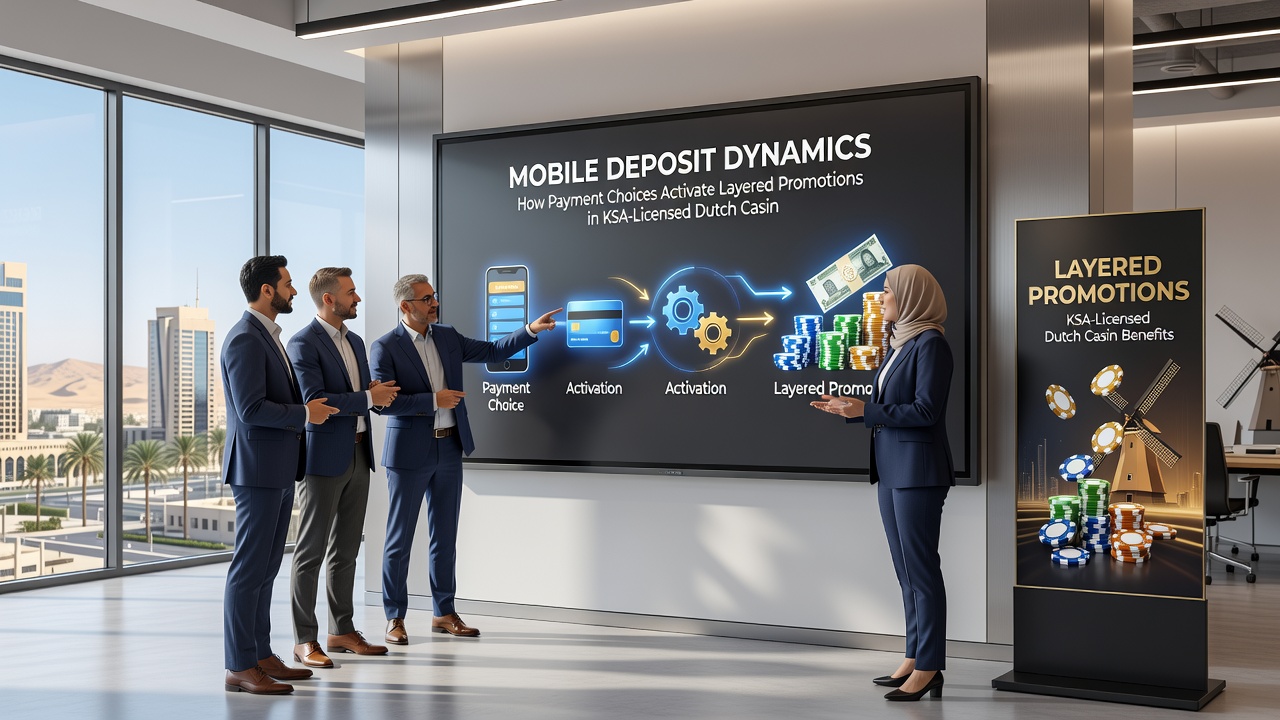 Grafiek die mobiele stortingsactiviteit en promotielagen toont in Nederlandse casino's